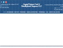 Tablet Screenshot of capitaldistrictoral.com